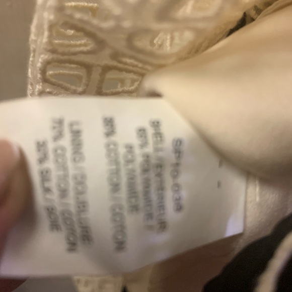 Self-Portrait Cream &Black Guipure Lace Sleeveless Midi Dress - Picture 10 of 16